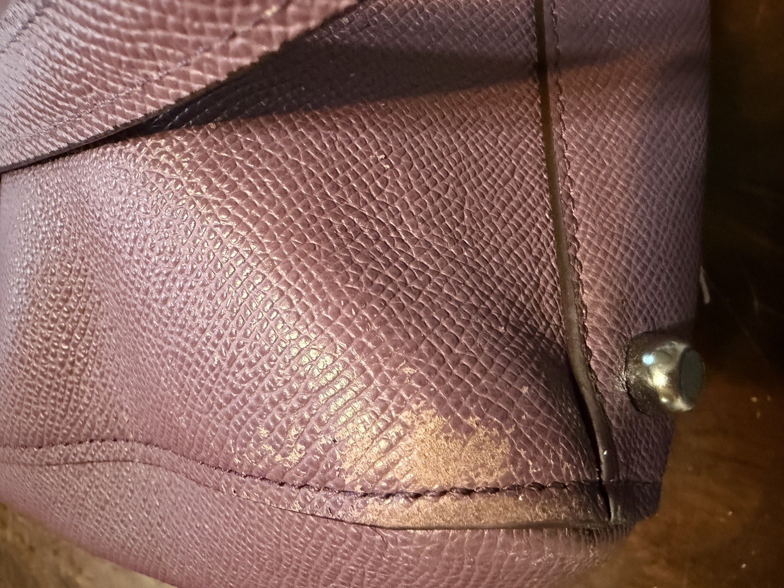Coach Women’s Medium/ Large Leather Tote Bag W/ Crossbody Strap Lavender EUC!!!!