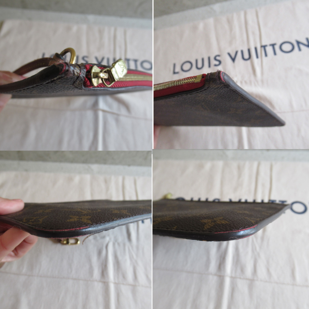 2021 Louis Vuitton Monogram Red Neverfull MM Shoulder Bag + POUCH $2240+TAX