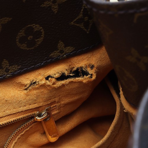 DAMAGED – Louis Vuitton Monogram Canvas Braided Artsy MM Shoulder Bag