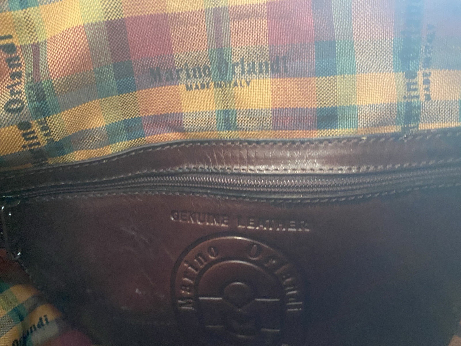 MARINO ORLANDI SADDLE BROWN ITALIAN DESIGNER LARGE BACKPACK SLING BAG NEW