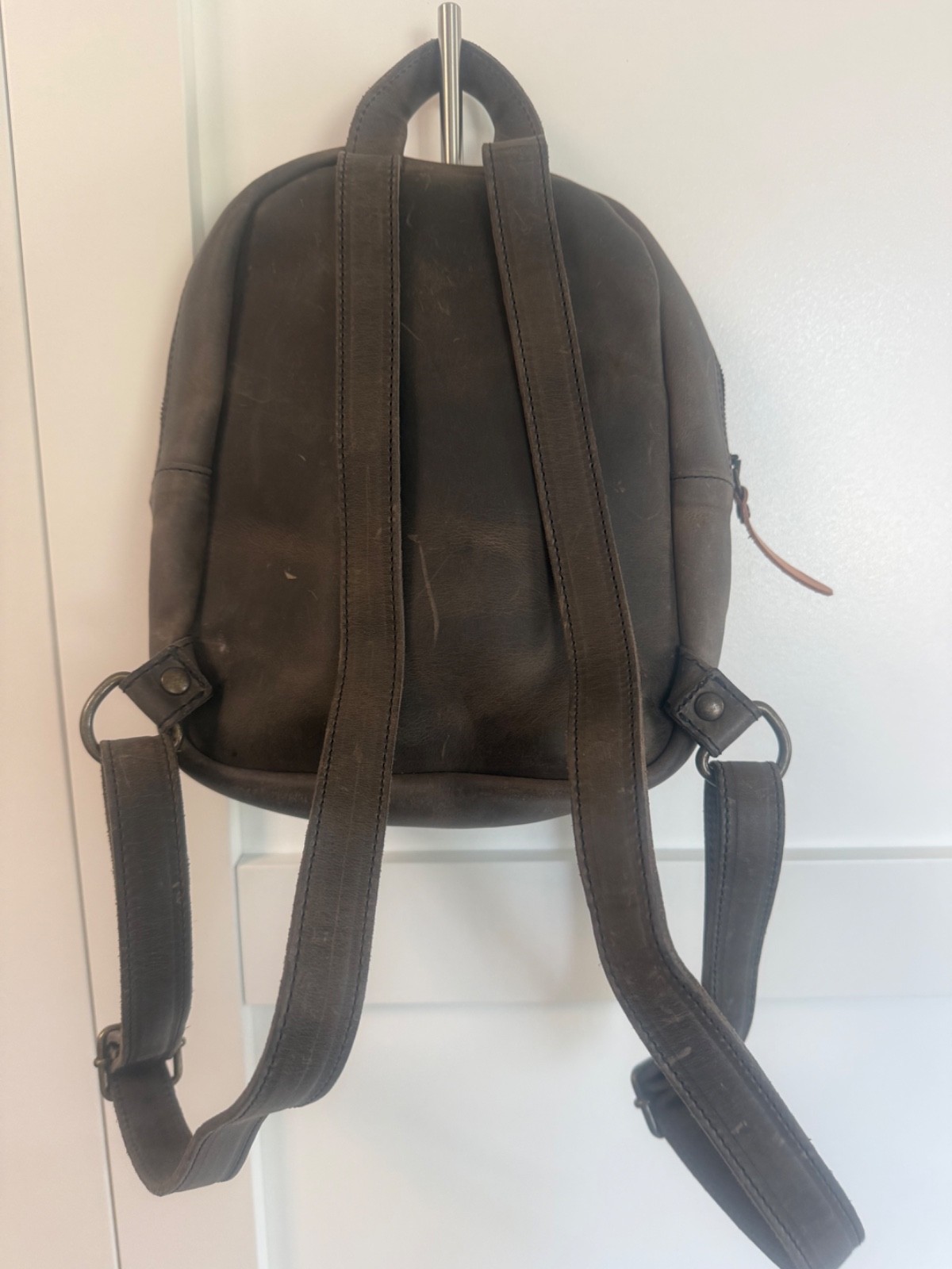 Saddleback Love 41 Mini Leather Backpack Dusty Carbon Black RARE Excellent Cond.