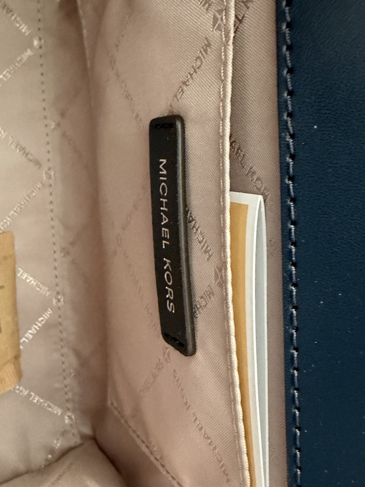 NWT Michael Kors Whitney Handbag Navy/Red #35R5SWHF6L