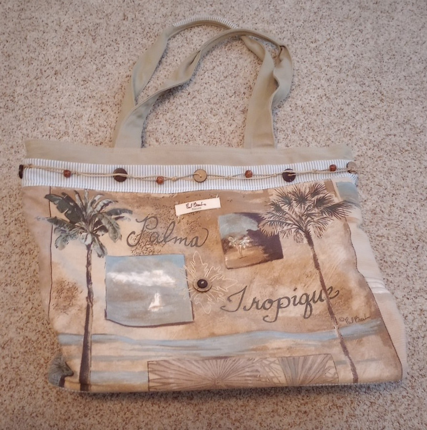 Lot of 10 beach tote bags, Collectable Caribbean & Vacation Destinations, Nice!