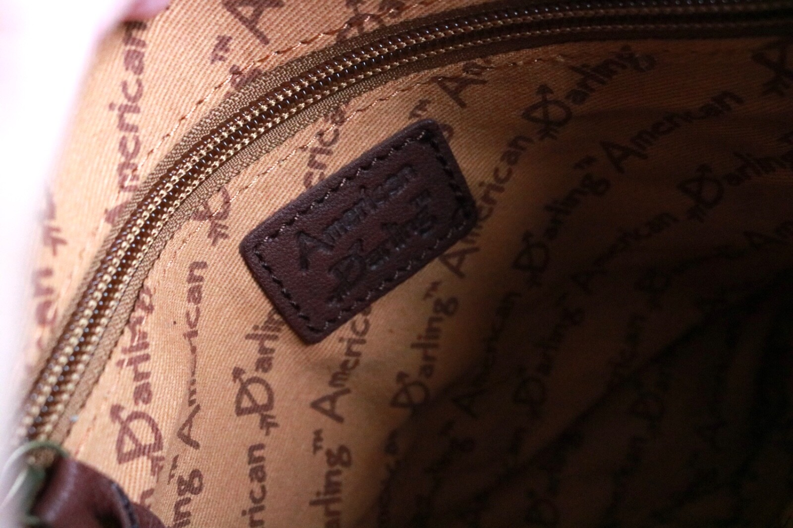 American Darling Saddle Crossbody-Western Fringe Tooled Leather Bag Women – NWOT