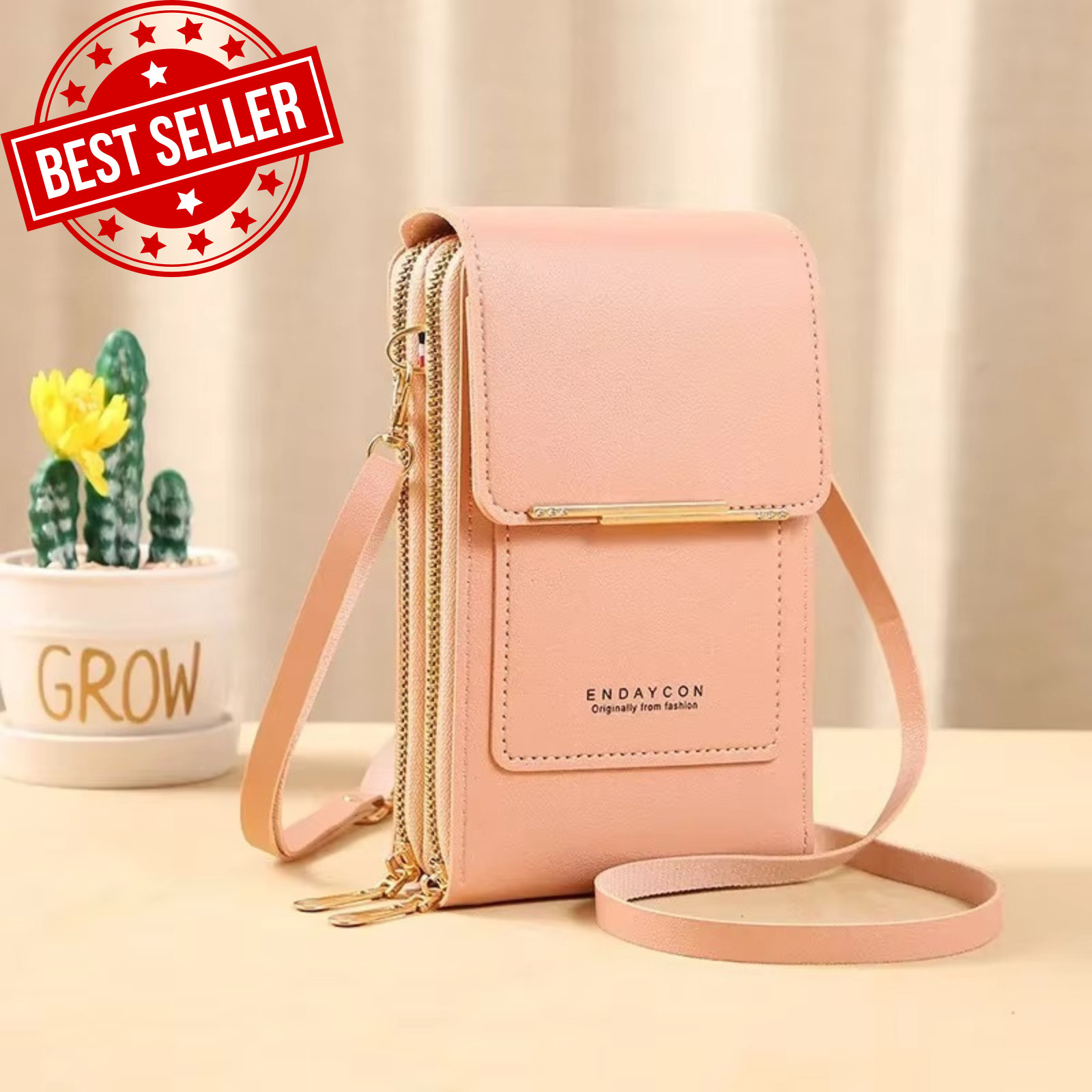 Women Touch Screen Cell Phone Bag Crossbody Shoulder Pouch Purse Wallet Key Case