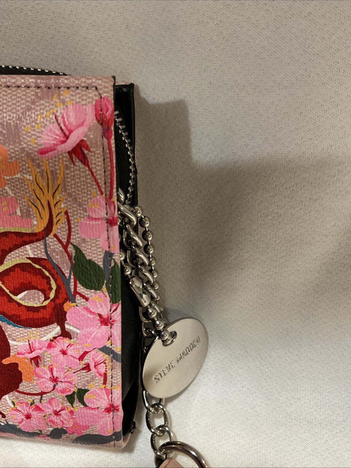 Steve Madden Dragon Sakura Cherry Blossom Japan Edition Dome Crossbody Purse
