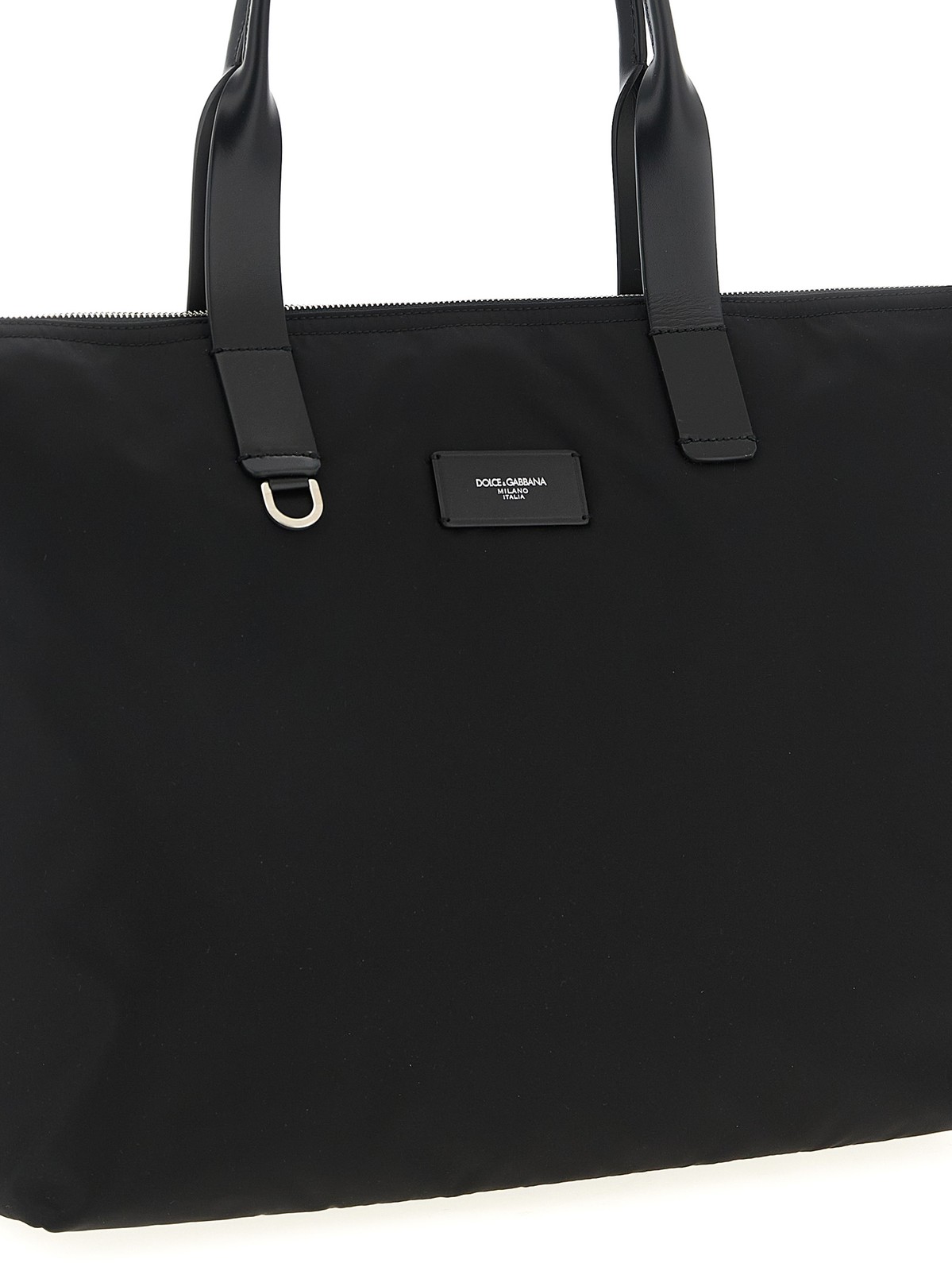Dolce & Gabbana Black Polyamide Tote Bag 100% Authentic