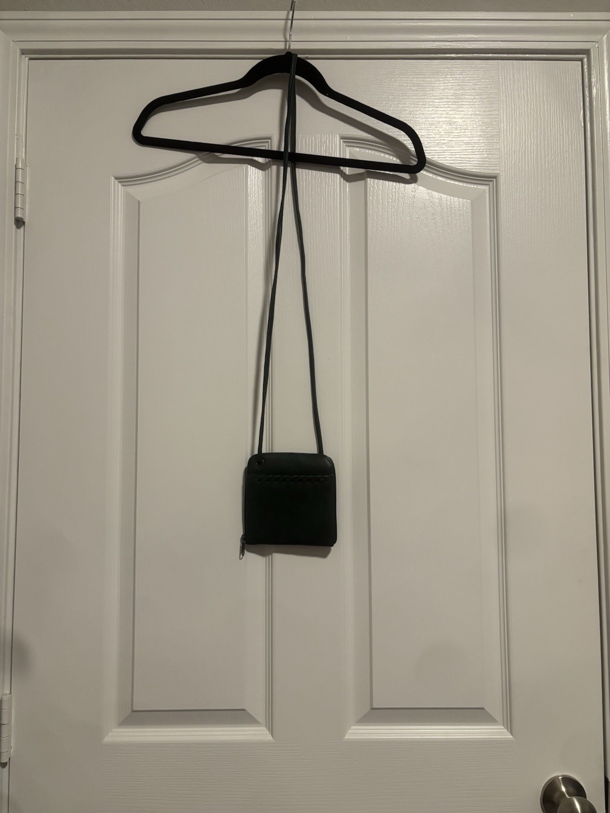 Roger Gimbel Accessories Green Small Zip Crossbody Bag