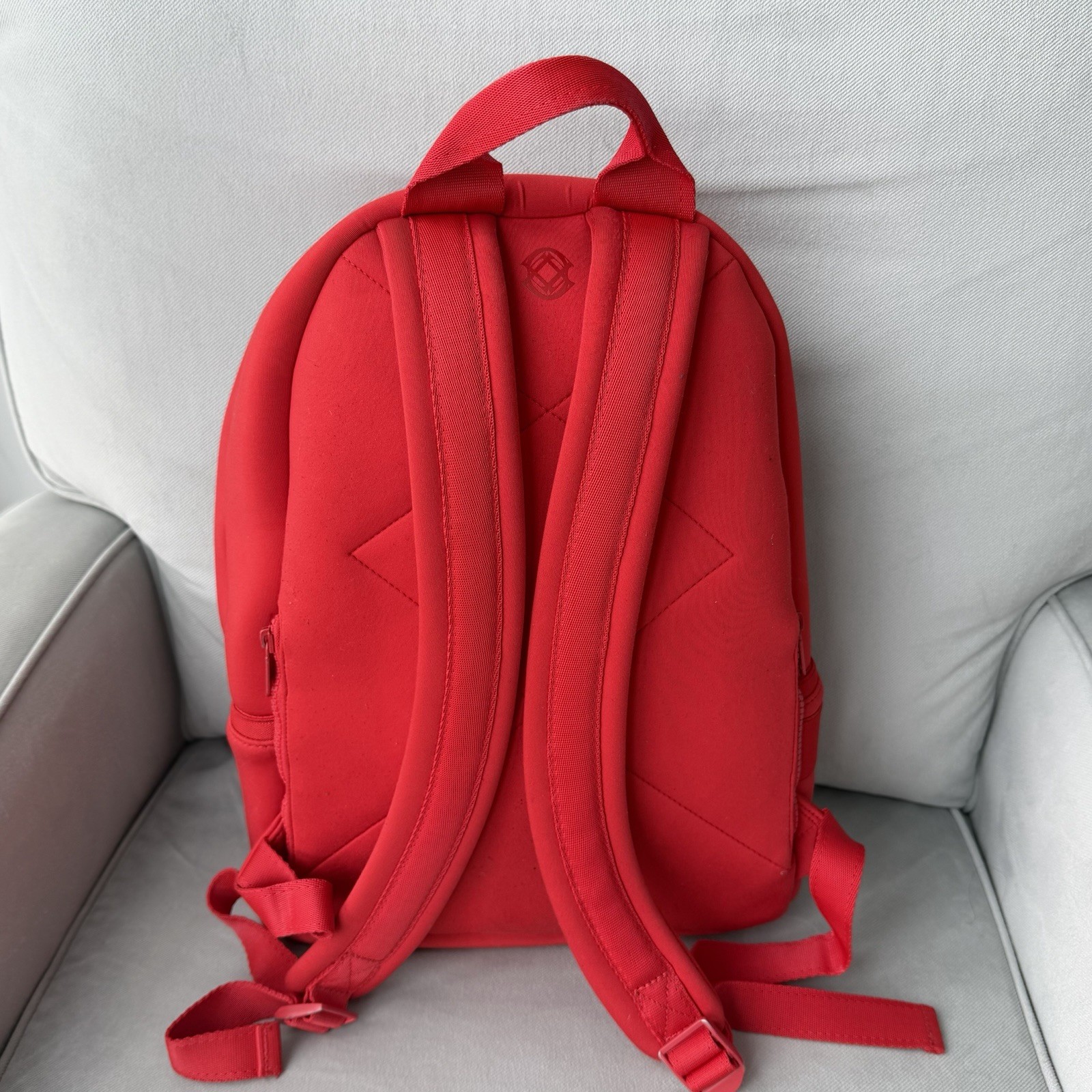 Dagne Dover Medium Dakota Neoprene Backpack Red