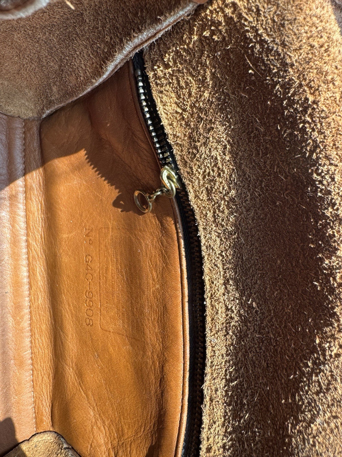Vintage Coach Bag Devon 9908 Crossbody Shoulder British Tan Leather & Brass