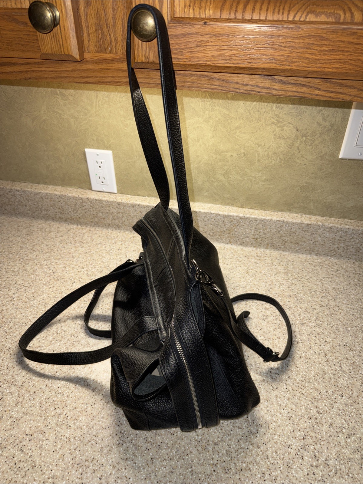 Celine Dion Black Leather Tote Shoulder Bag – Nordstrom, Original Tag, $468