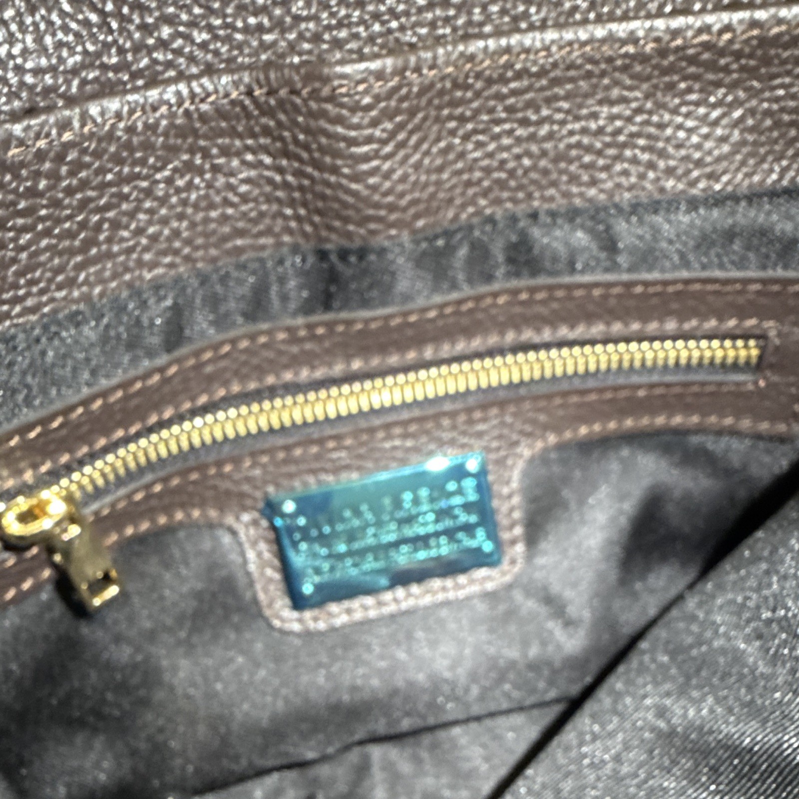Divina Firenze Women’s Small Brown Pebbled Crossbody, Gold Hardware, Magnetic