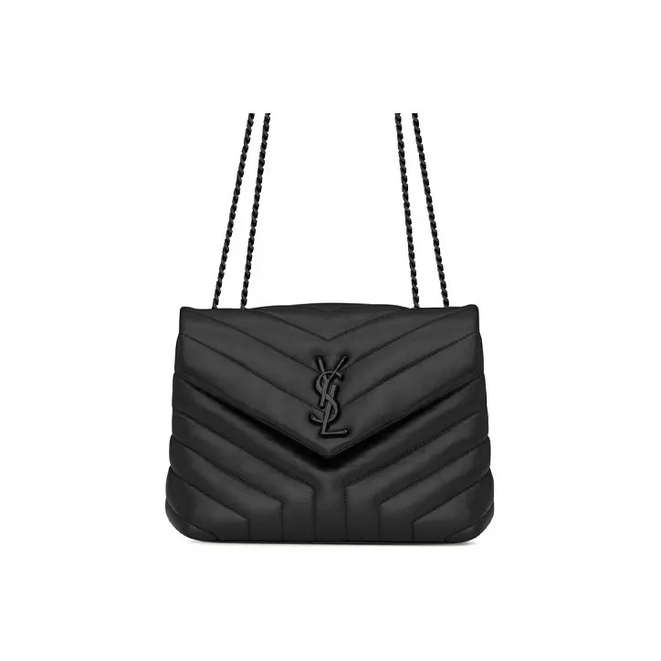 SAINT LAURENT YSL LOULOU Women’s Calfskin Single Shoulder Bag 9.1×3.5×6.7 in