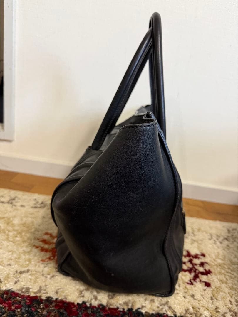 CELINE Luggage Mini Genuine leather Handbag Authentic From Japan