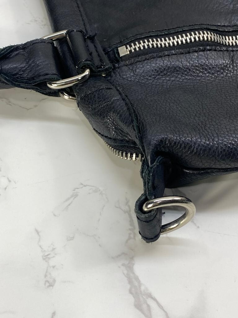 Linea Pelle Black Leather Handbag