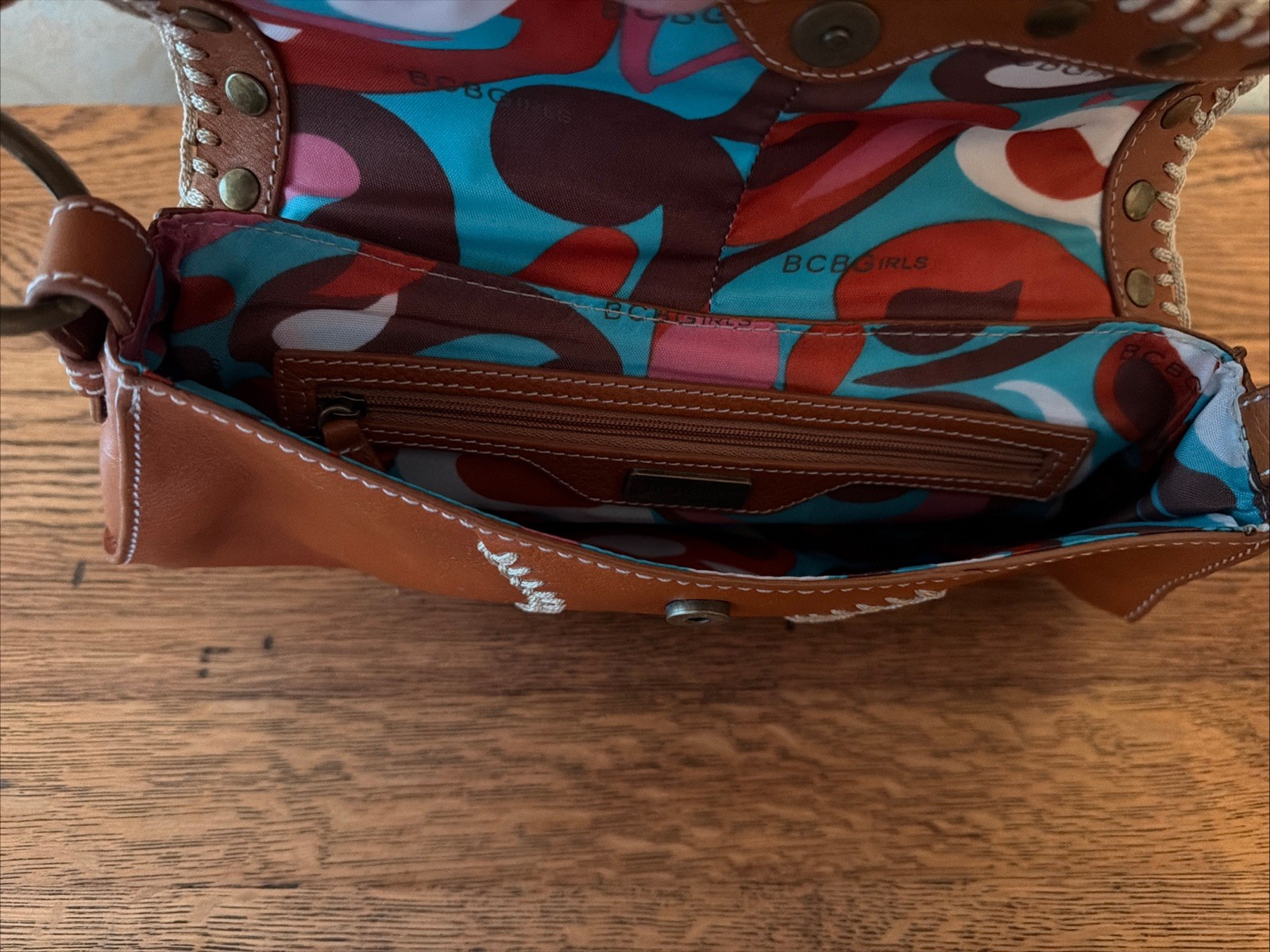 BCBGirls Leather Studded Handbag