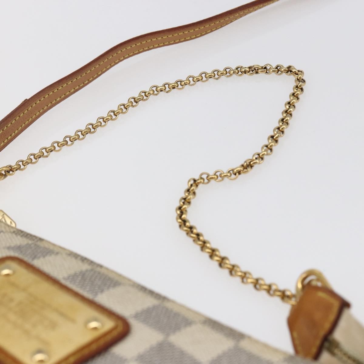 LOUIS VUITTON Damier Azur Eva Shoulder Bag 2way N55214 LV Auth 146116