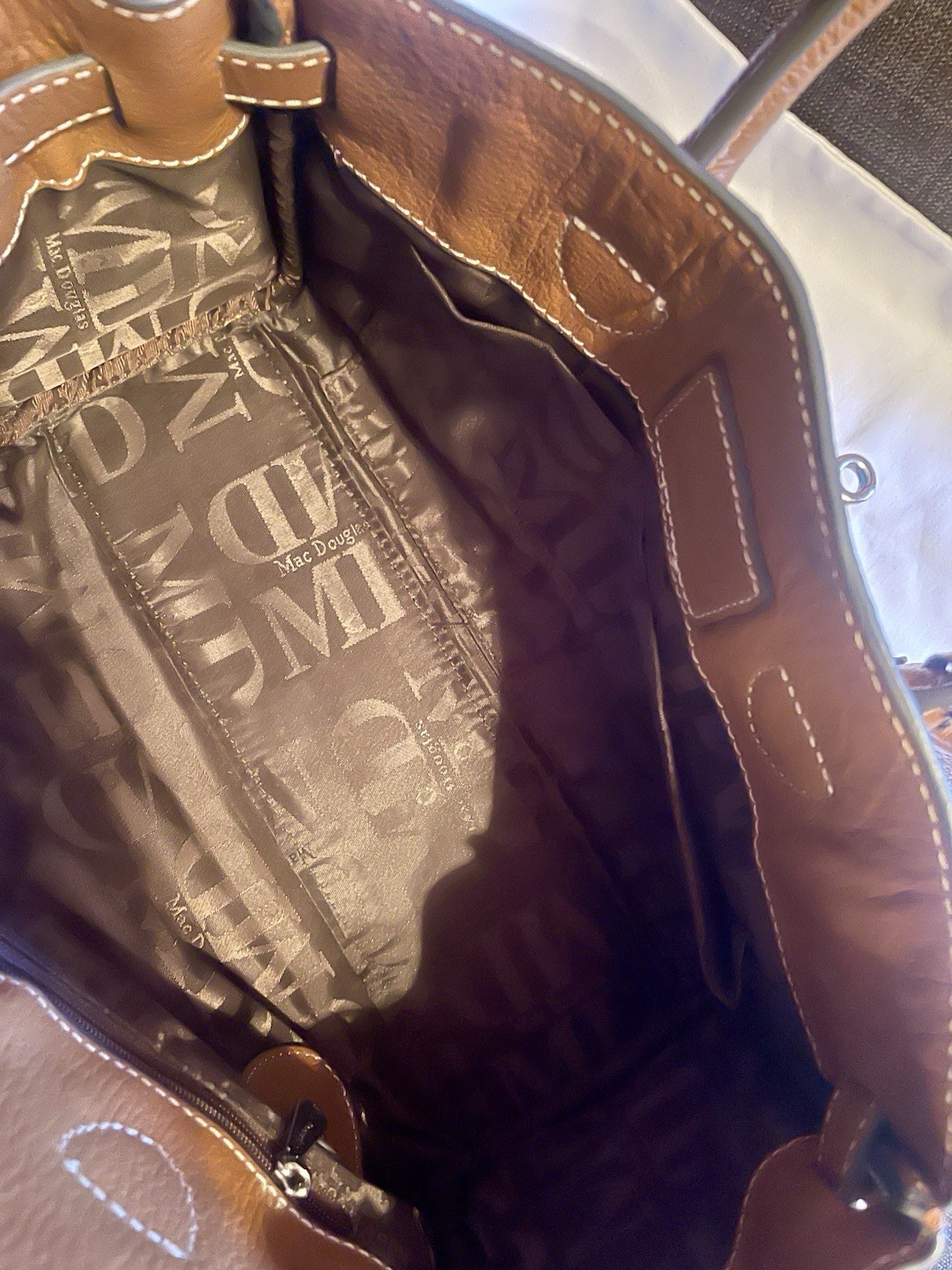 Mac Douglas Leather Satchel Shoulder Bag EUC 👜🤎 GORGEOUS Bag! GREAT PRICE!