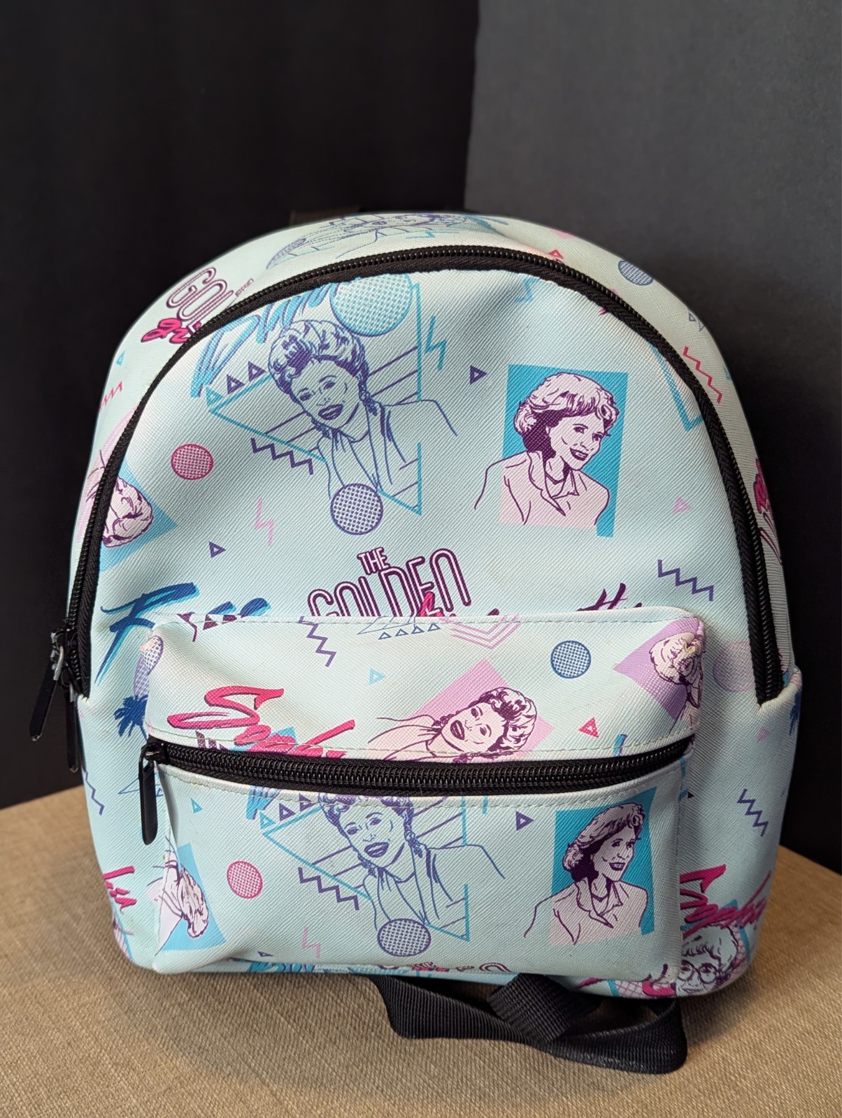Licensed Golden Girls Mini Backpack Adustable Straps