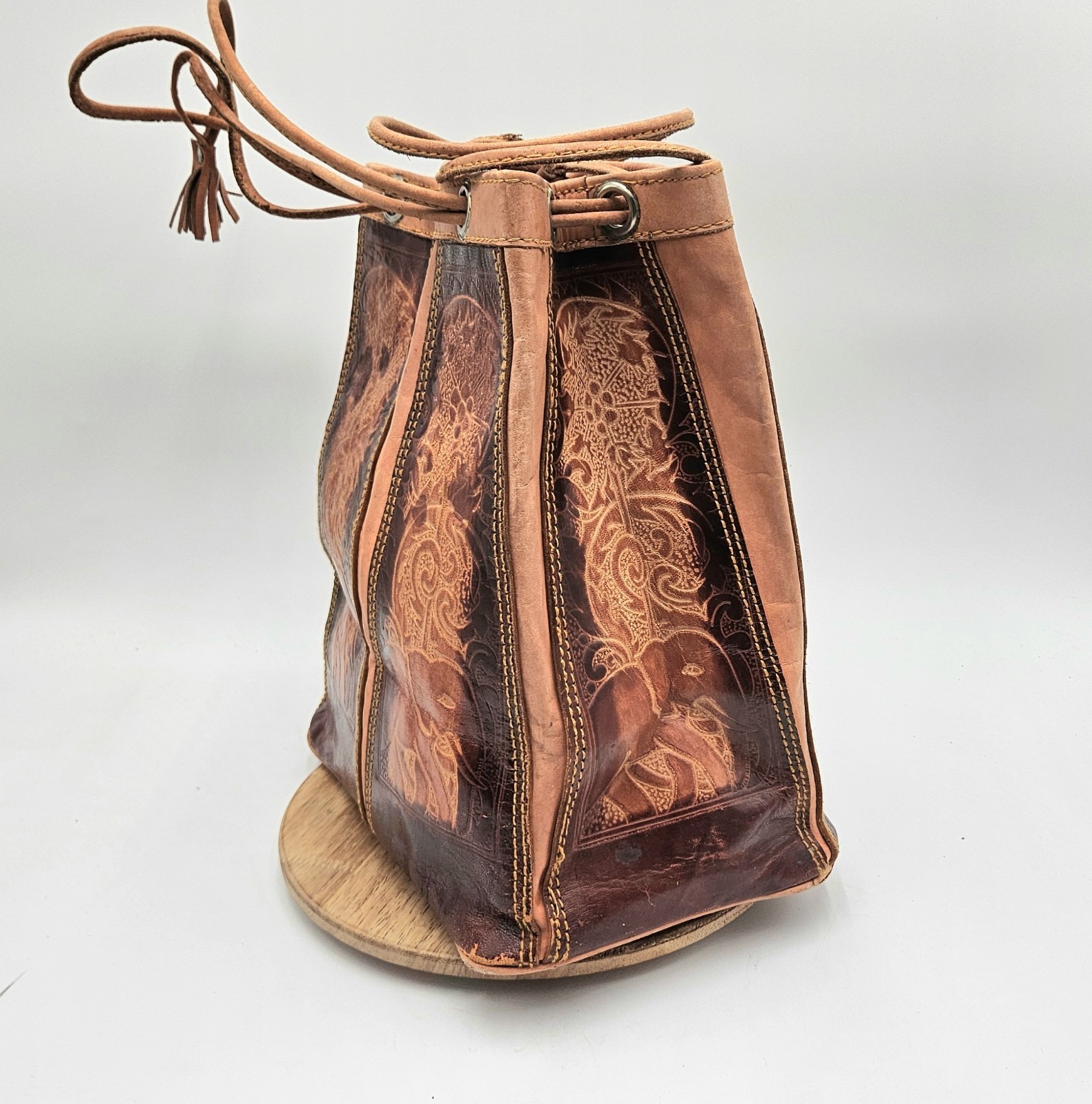 Original Leather Hand Bag Elephant design Sri lankan Fashion Women High Quality