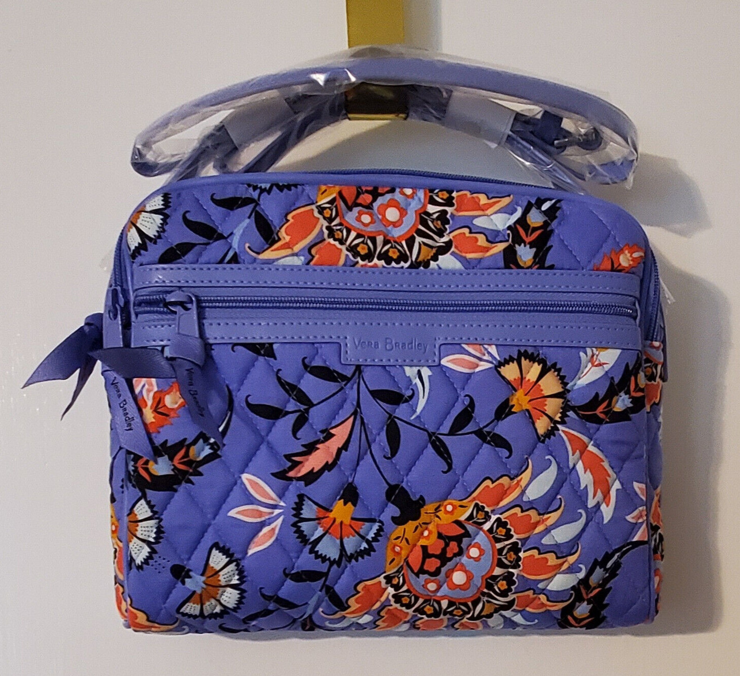 Vera Bradley Mural Garden Trimmed Crossbody Bag
