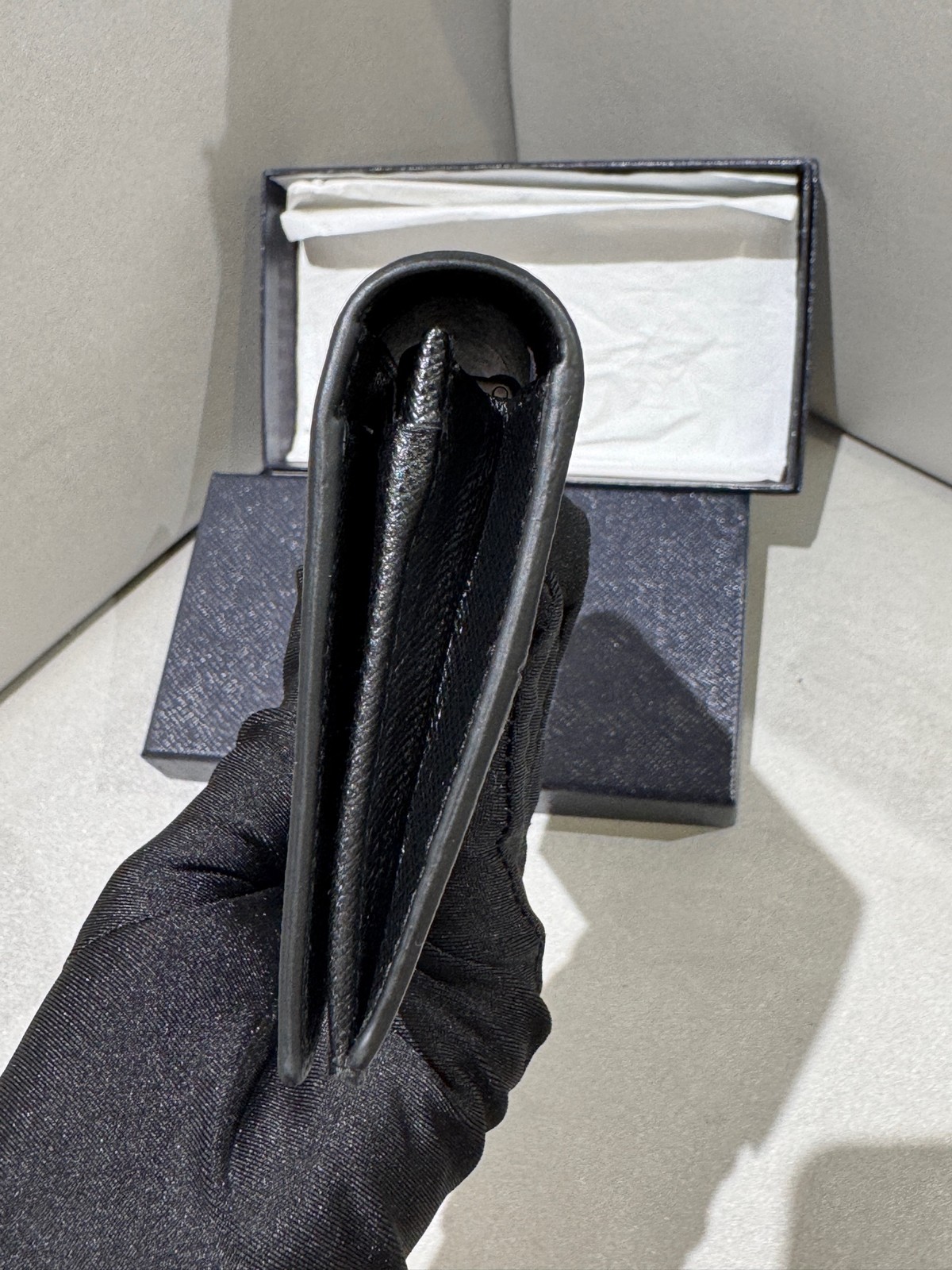 Prada Pre-Owned Authentic Long Wallet Black 2M0836-QME-F0216