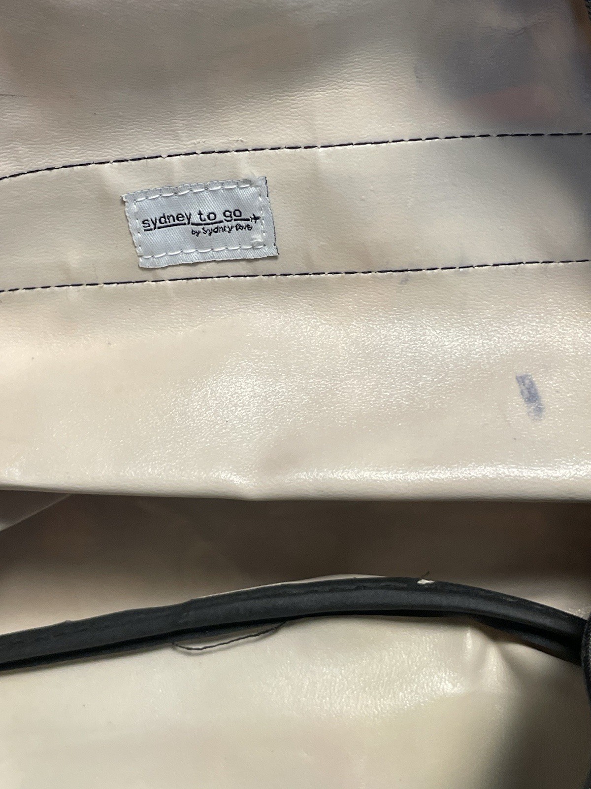 Vtg Sydney To Go Travel Bag, By Sidney Love Y2K Travel Theme *No Shoulder Strap