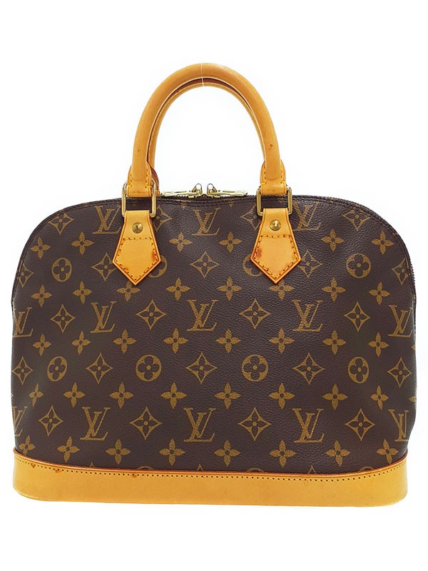 Louis Vuitton Alma M51130 Canvas Brown Handbag Women’s #TB957