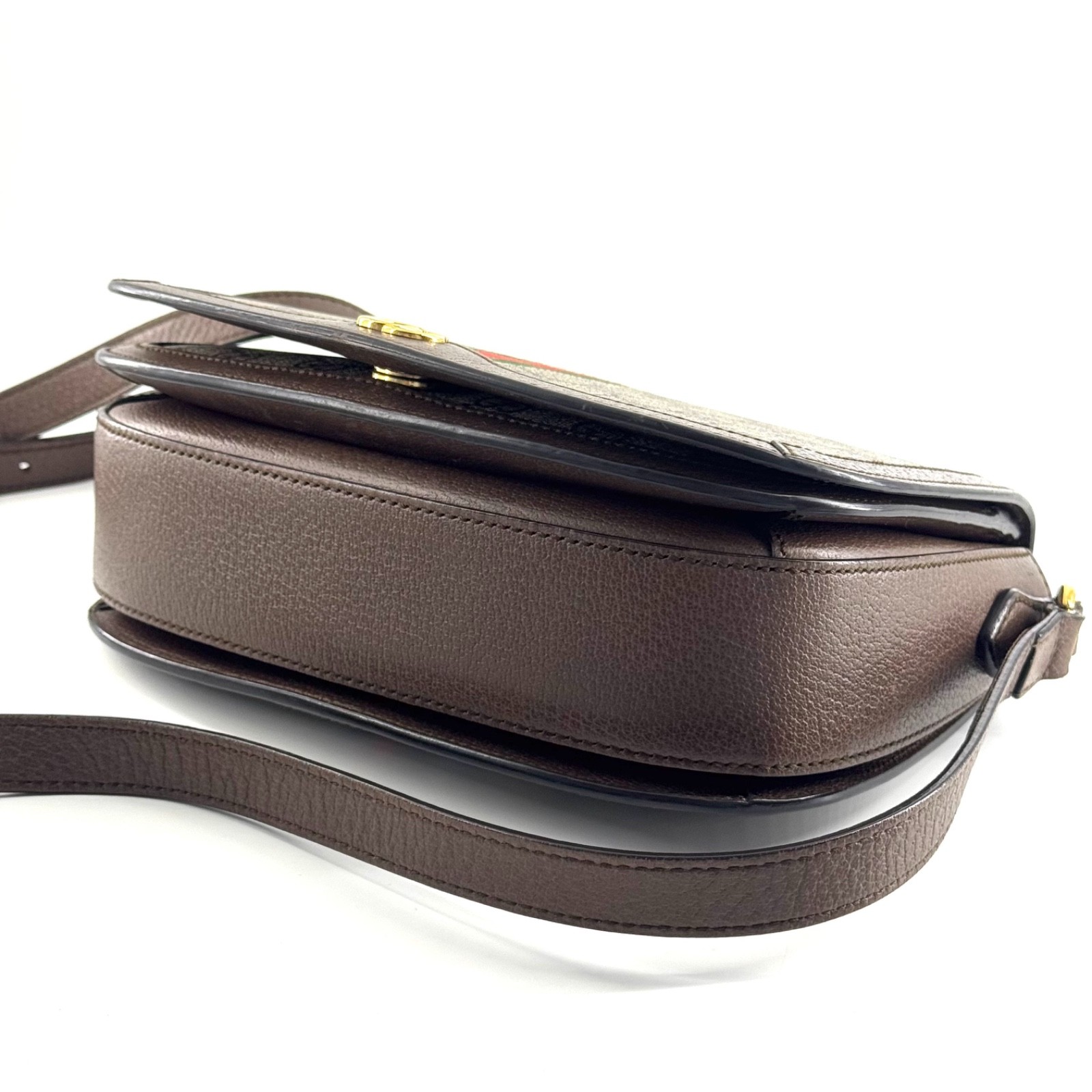 Gucci GG Supreme Ophidia Flap Messenger Bag