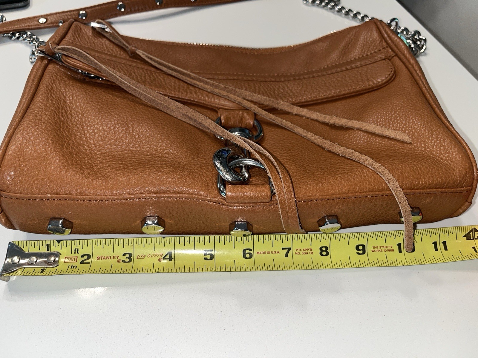 Rebecca Minkoff…Mac Crossbody Handbag… Brown Cognac…Silver Hardware… EUC