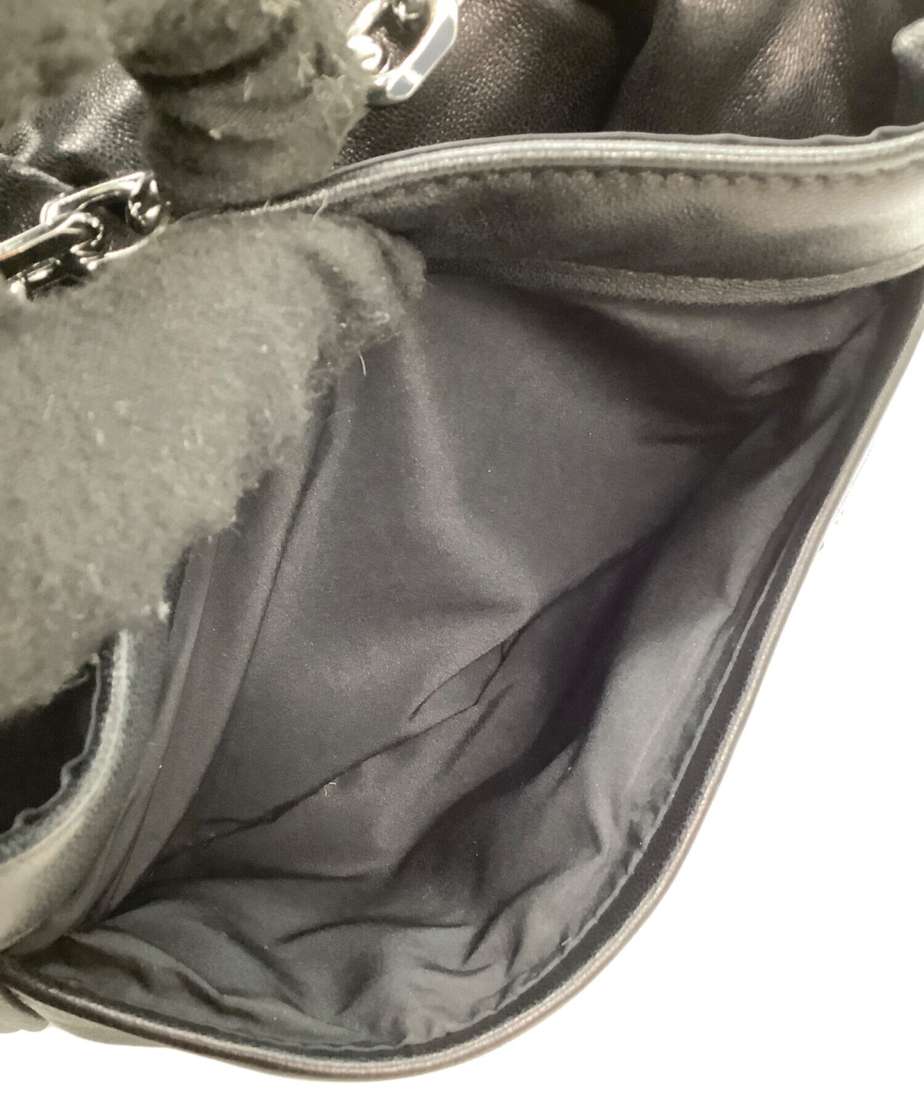 Maison Margiela Chain Shoulder SB3WG0041 Black Shoulder Bag #TFB2061