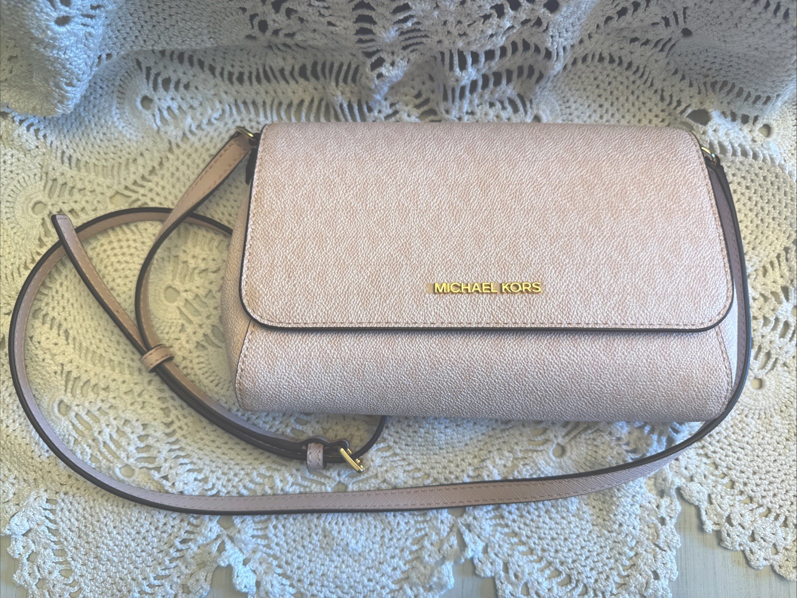 MICHAEL KORS JET SET MEDIUM SHOULDER CROSSBODY BAG CLUTCH Pink