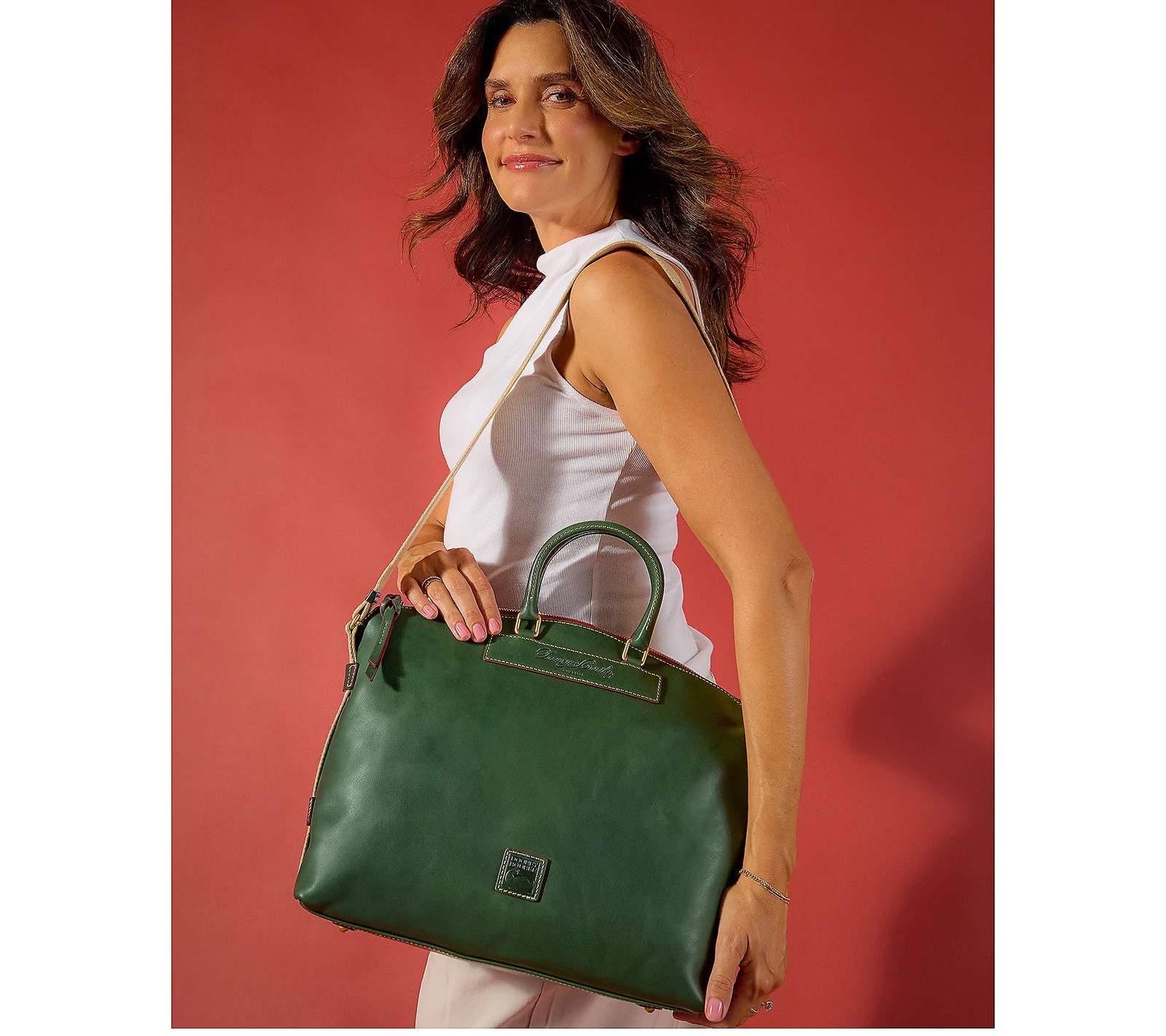 Dooney & Bourke Florentine Archives 2009 Juliette Bag with Crossbody Ivy New