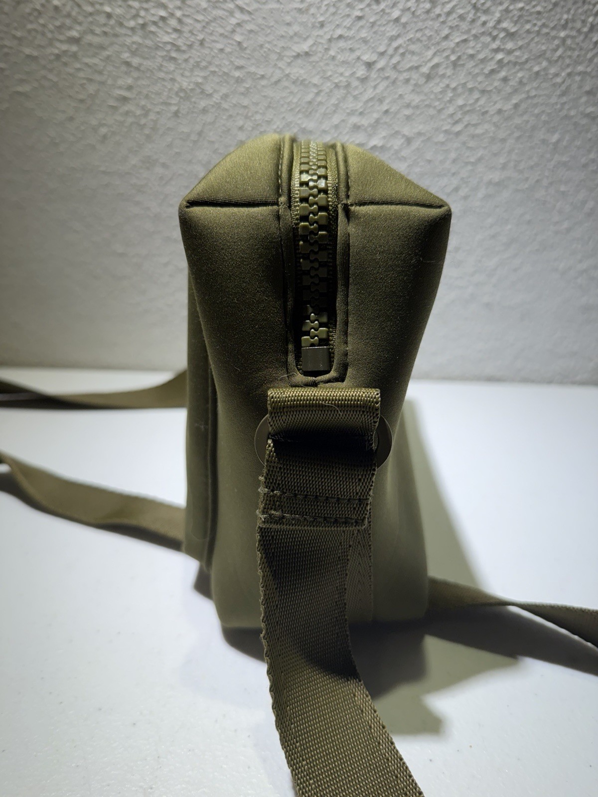 Dagne Dover Micah Neoprene Crossbody Moss Green Purse Handbag