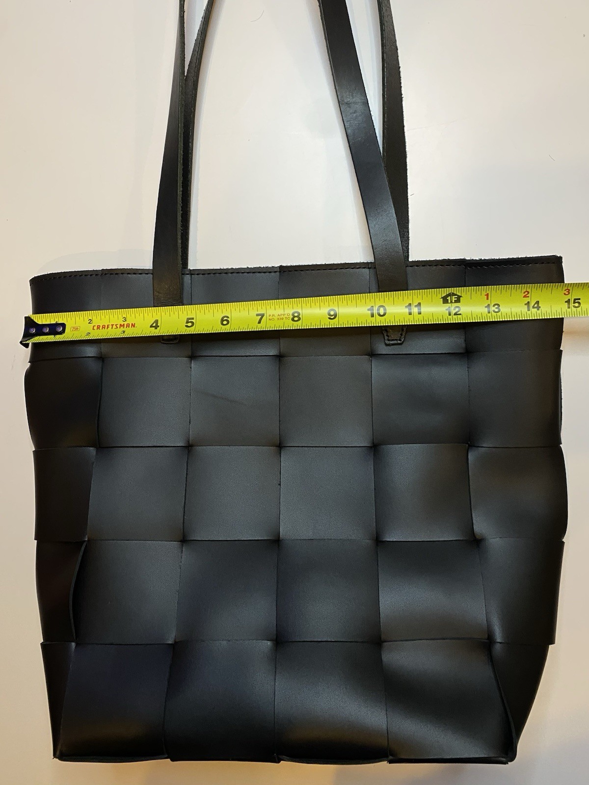 NWT – WP Standard Woven Leather Tote Bag Black