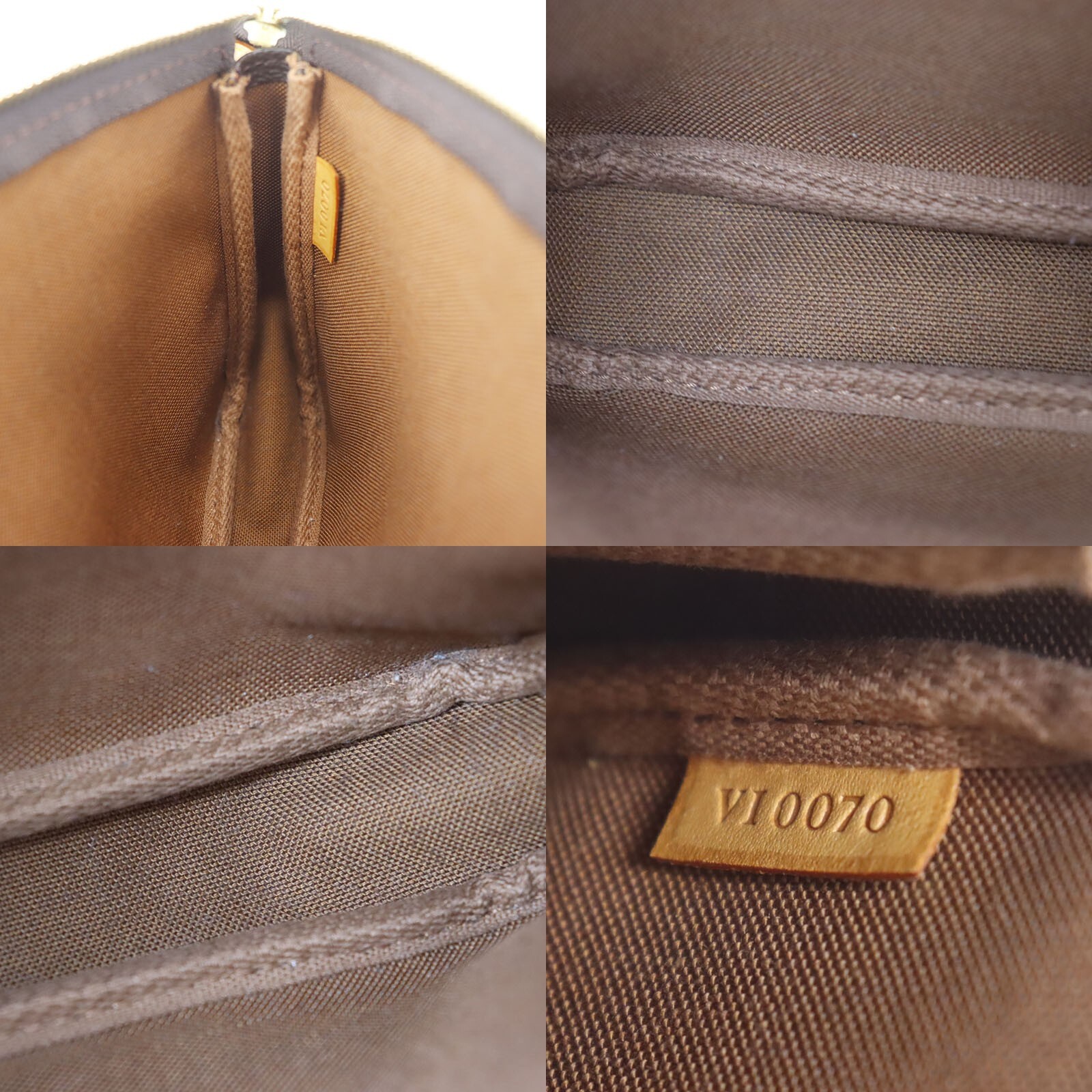 LOUIS VUITTON LV Pochette Accessories Monogram Used Pouch Handbag M51980 #CK479