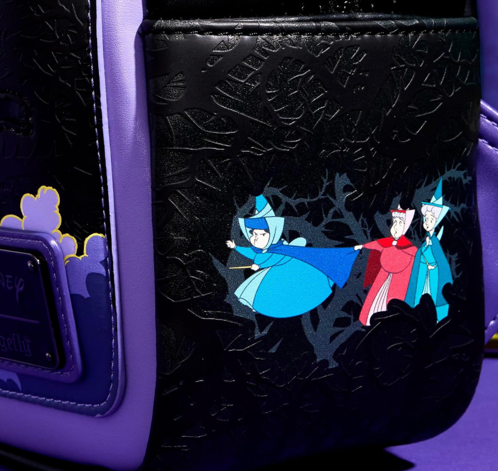 EXCLUSIVE Loungefly Disney Maleficent Dragon Lenticular Glow Mini Backpack NWT