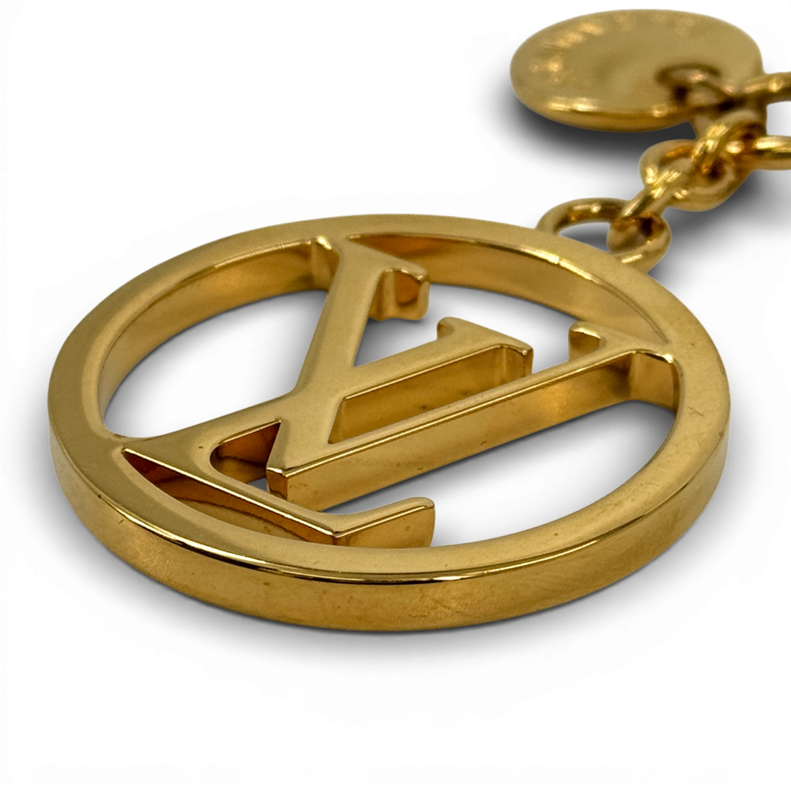 LOUIS VUITTON Porte Cle Logo Circle Bag Charm M68000