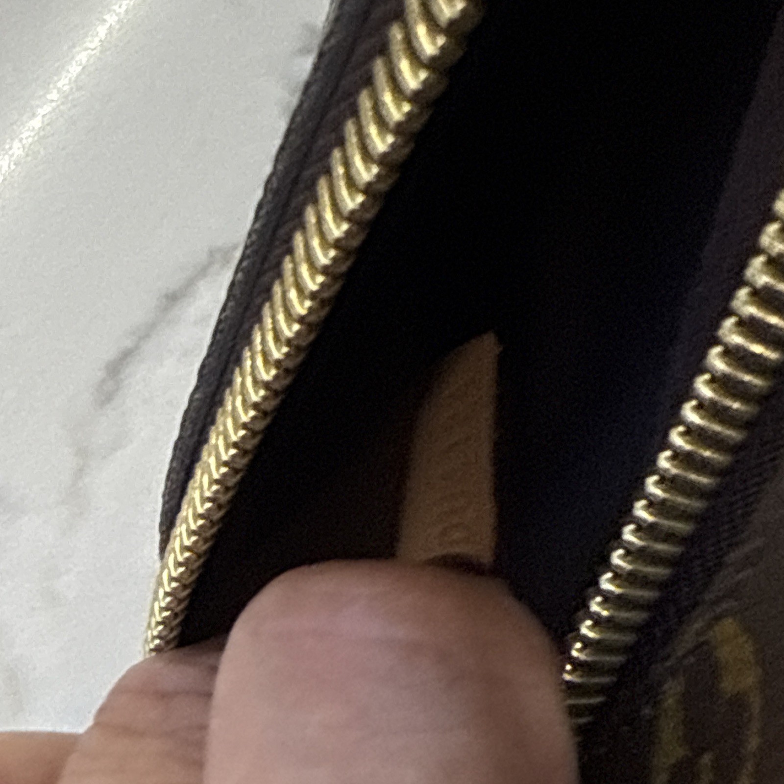 Louis Vuitton Pochette Métis Monogram Brown Top Handle Crossbody, Gold Hardware