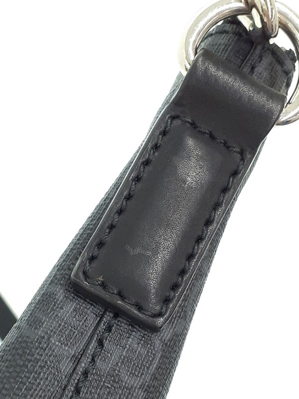 Gucci GG Supreme Canvas Messenger Bag 474139 Black Shoulder Bag Women’s #TB1064