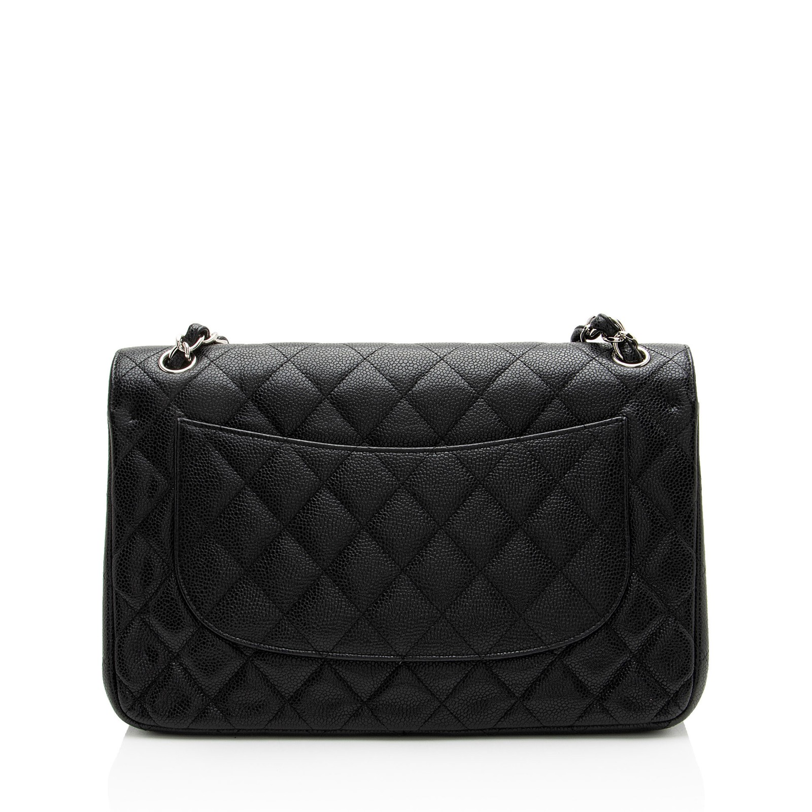 Chanel Caviar Leather Classic Jumbo Double Flap Bag