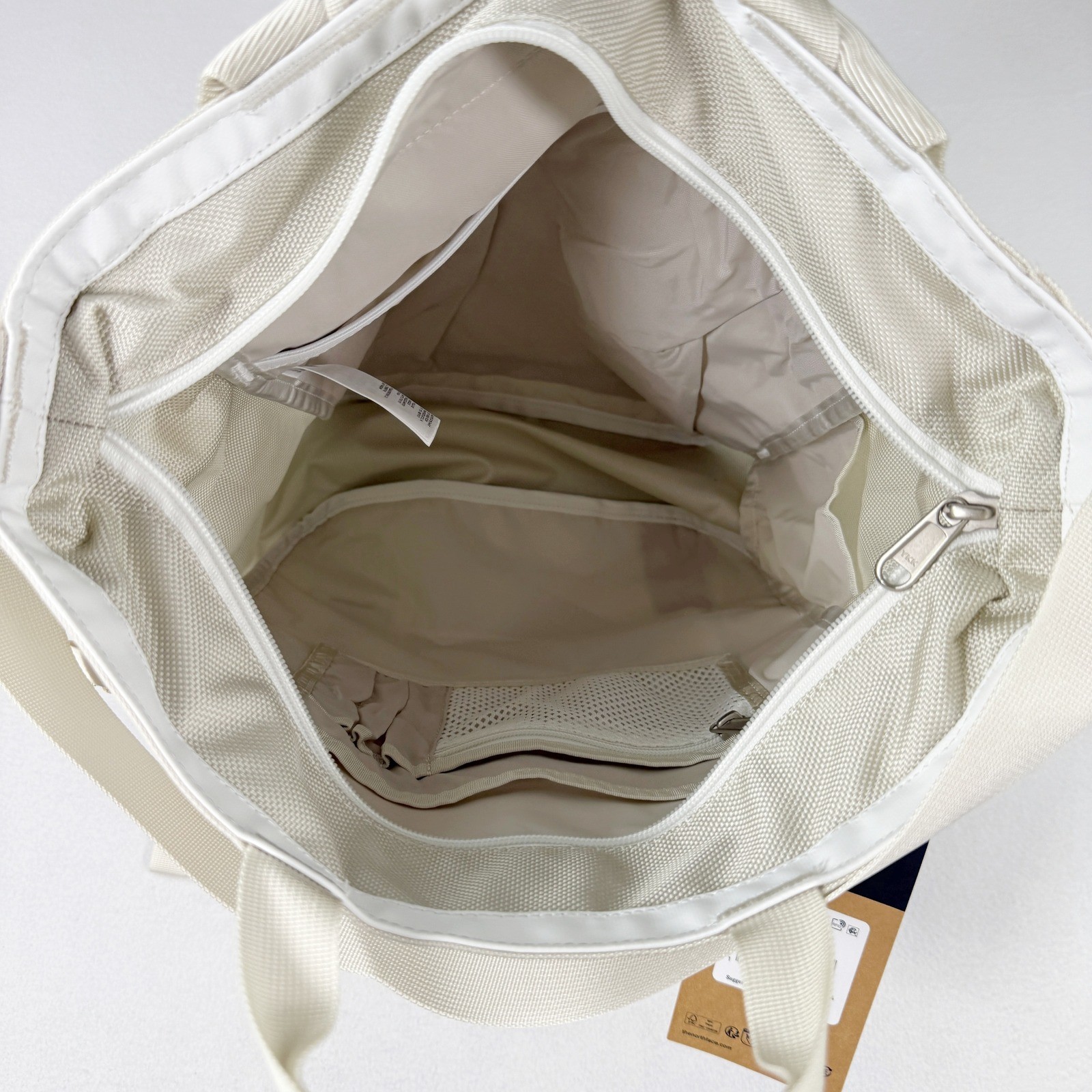 The North Face Base Camp Tote Pack Backpack White Ash/Calac NF0A8BK7N8V – NEW