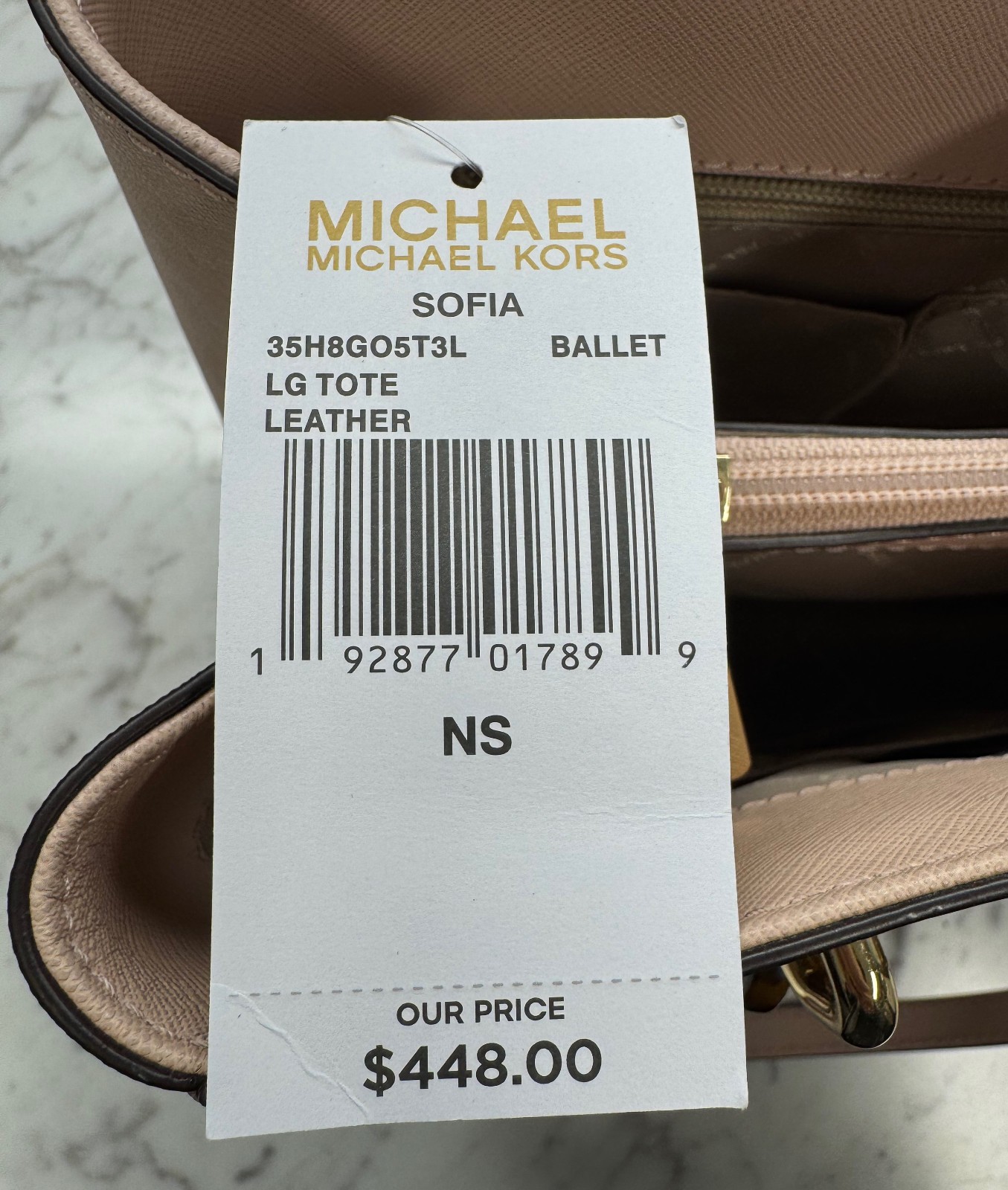 New Michael Kors Sofia Floral Embroidered Leather Large Tote w/tags – Nice!