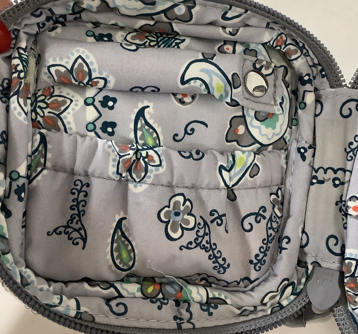 Vera Bradley Jewelry Small Travel Zip Case Hard To Find Floral Retired