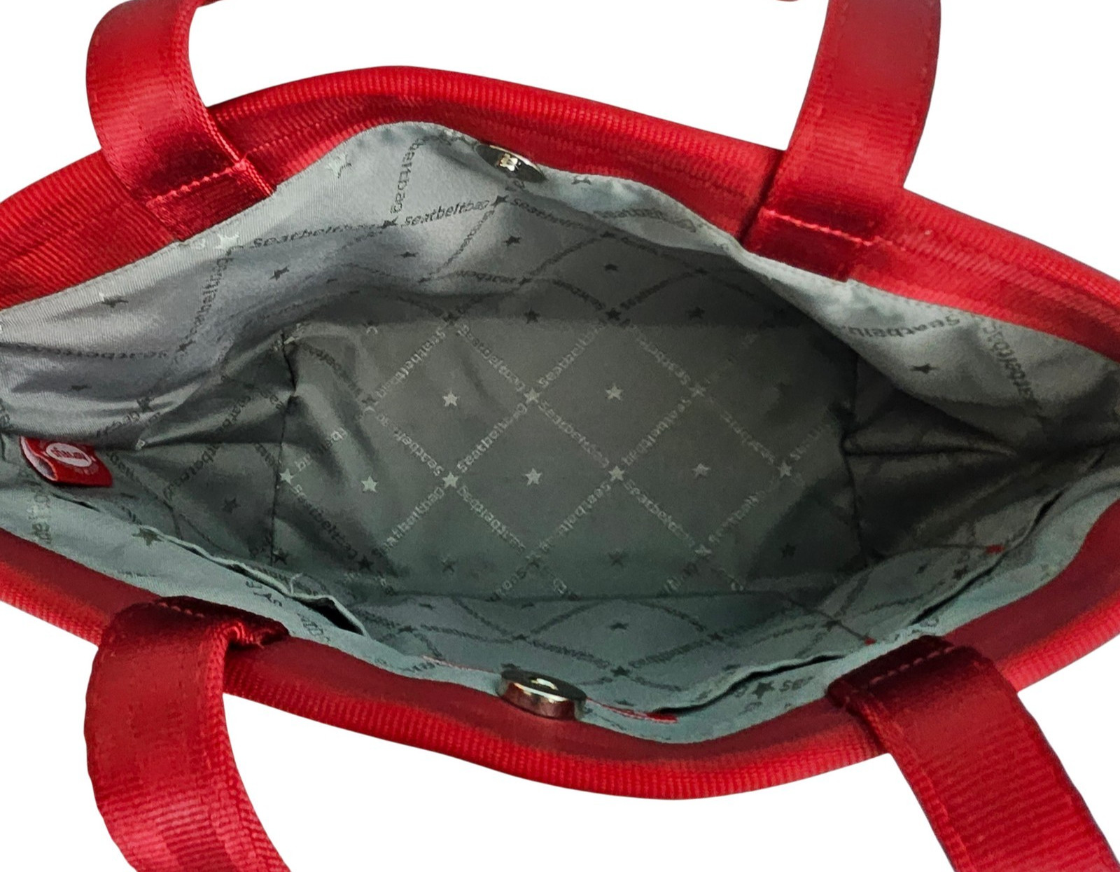 Classic Harveys The Original Seatbeltbag Purse Bag & Coin Purse Boxy Handles Red