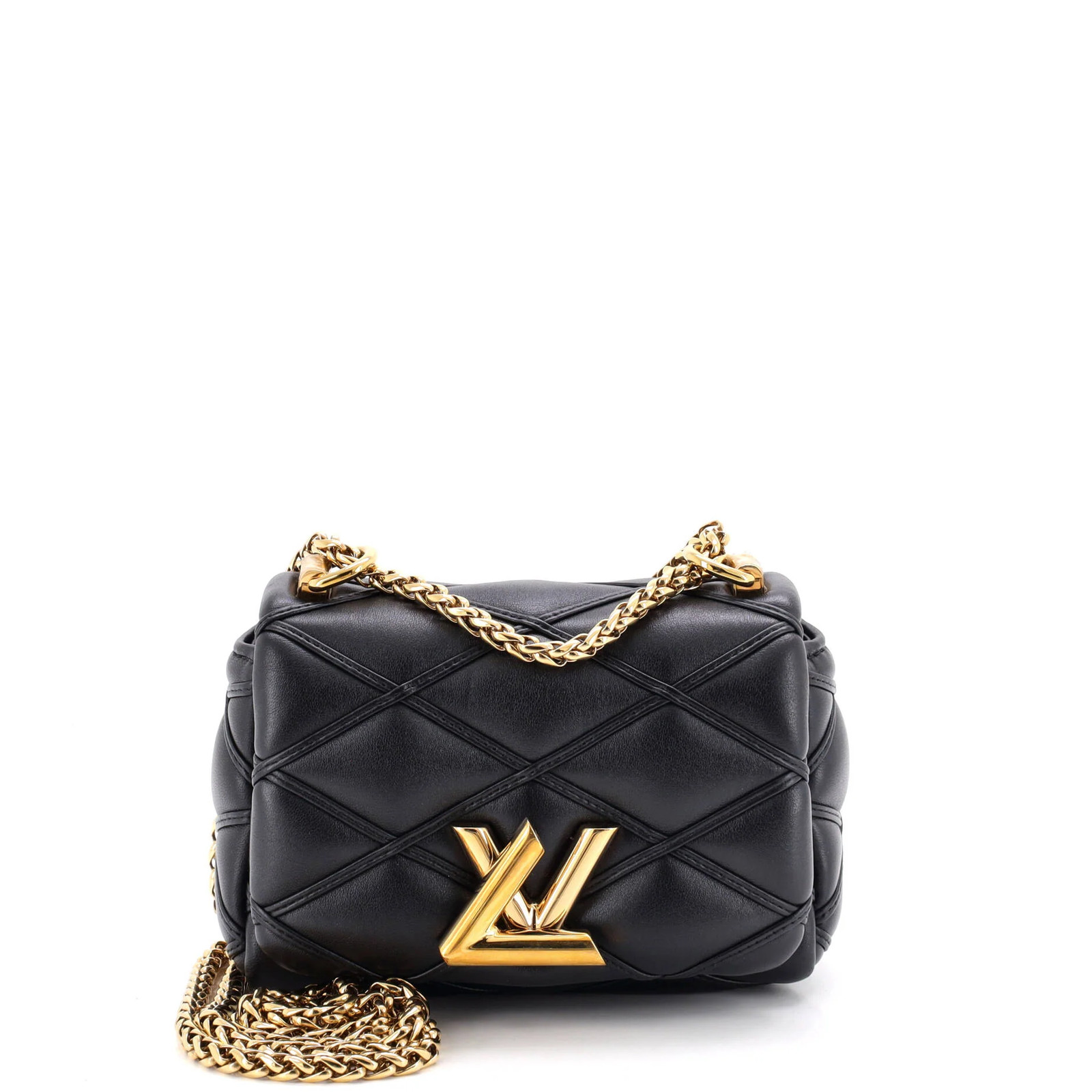 Louis Vuitton Pico GO-14 Handbag Malletage Leather