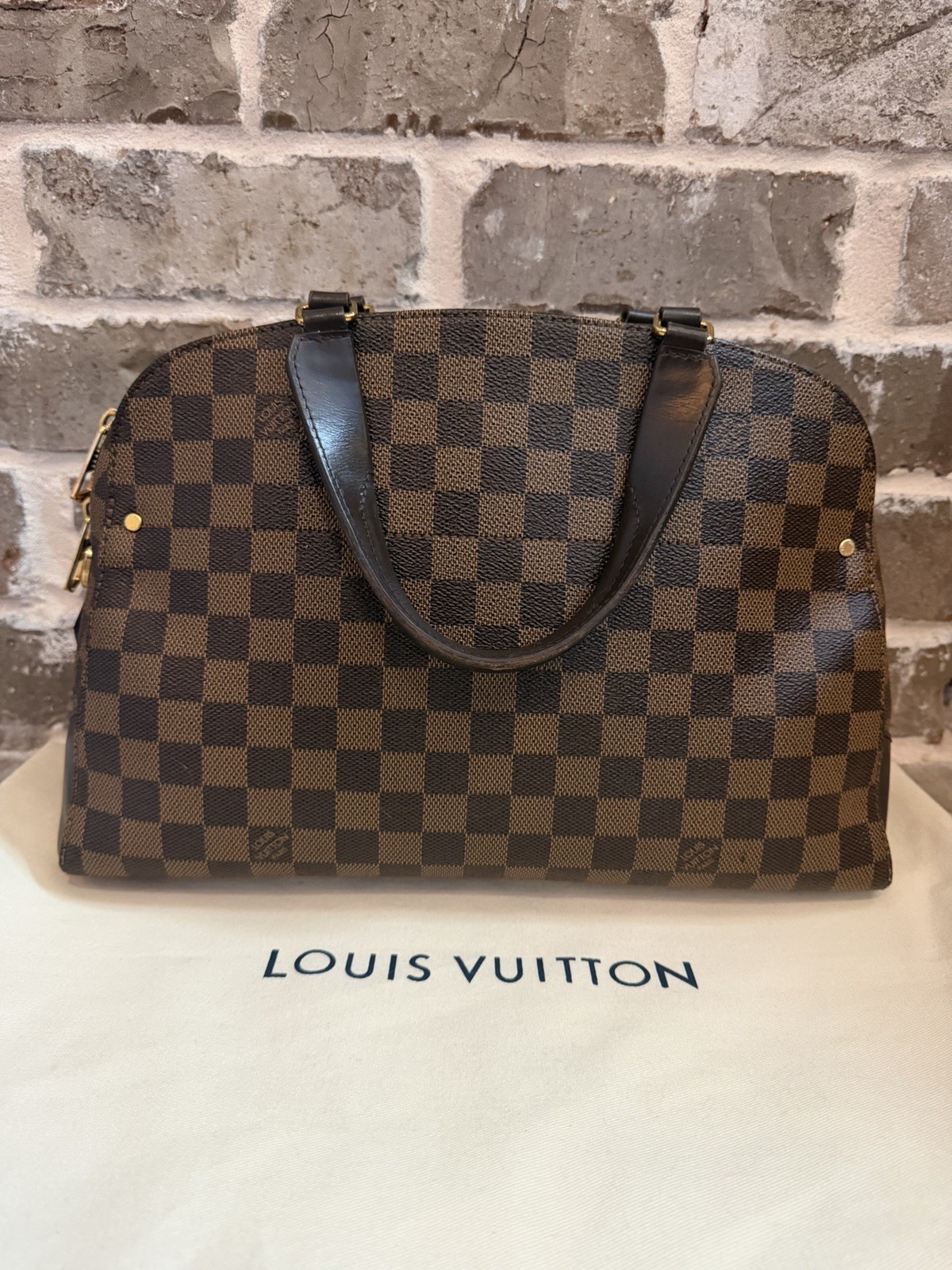 Louis Vuitton Damier Ebene Canvas Kensington Bowling Bag