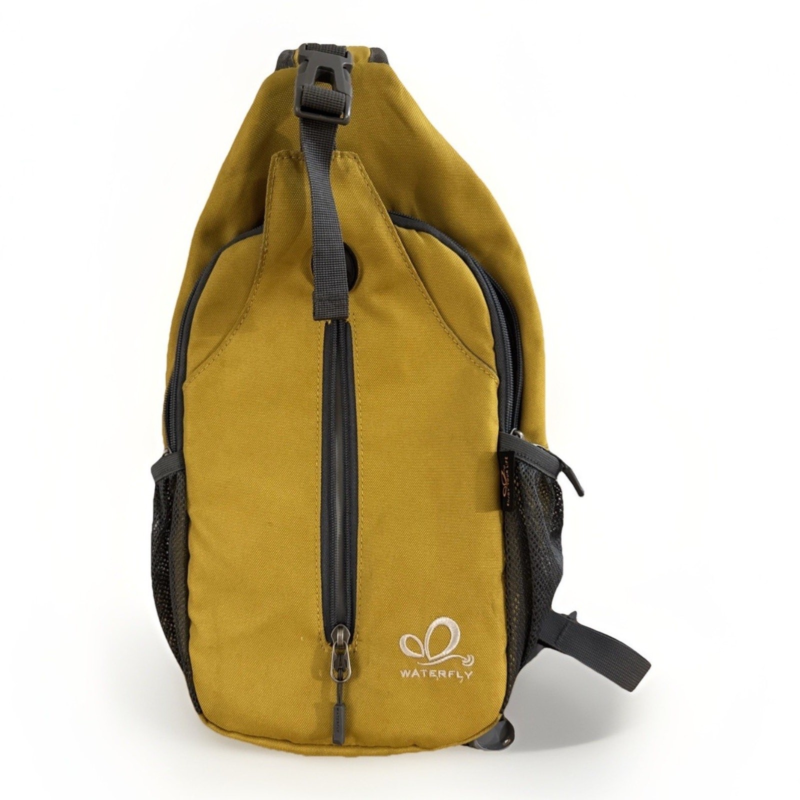 Waterfly Sling Backpack Yellow Hiking Crossbody Travel Chest Bag Daypack Unisex