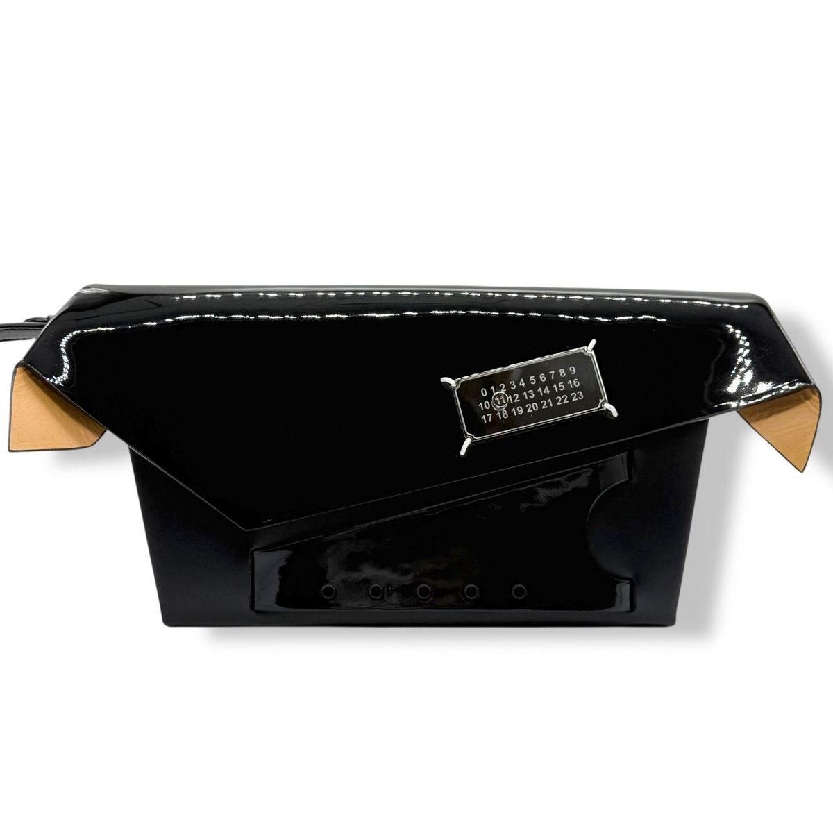MAISON MARGIELA Bag: Snatched Medium S56WF0158 Black W23H17D5.7cm w/NA;