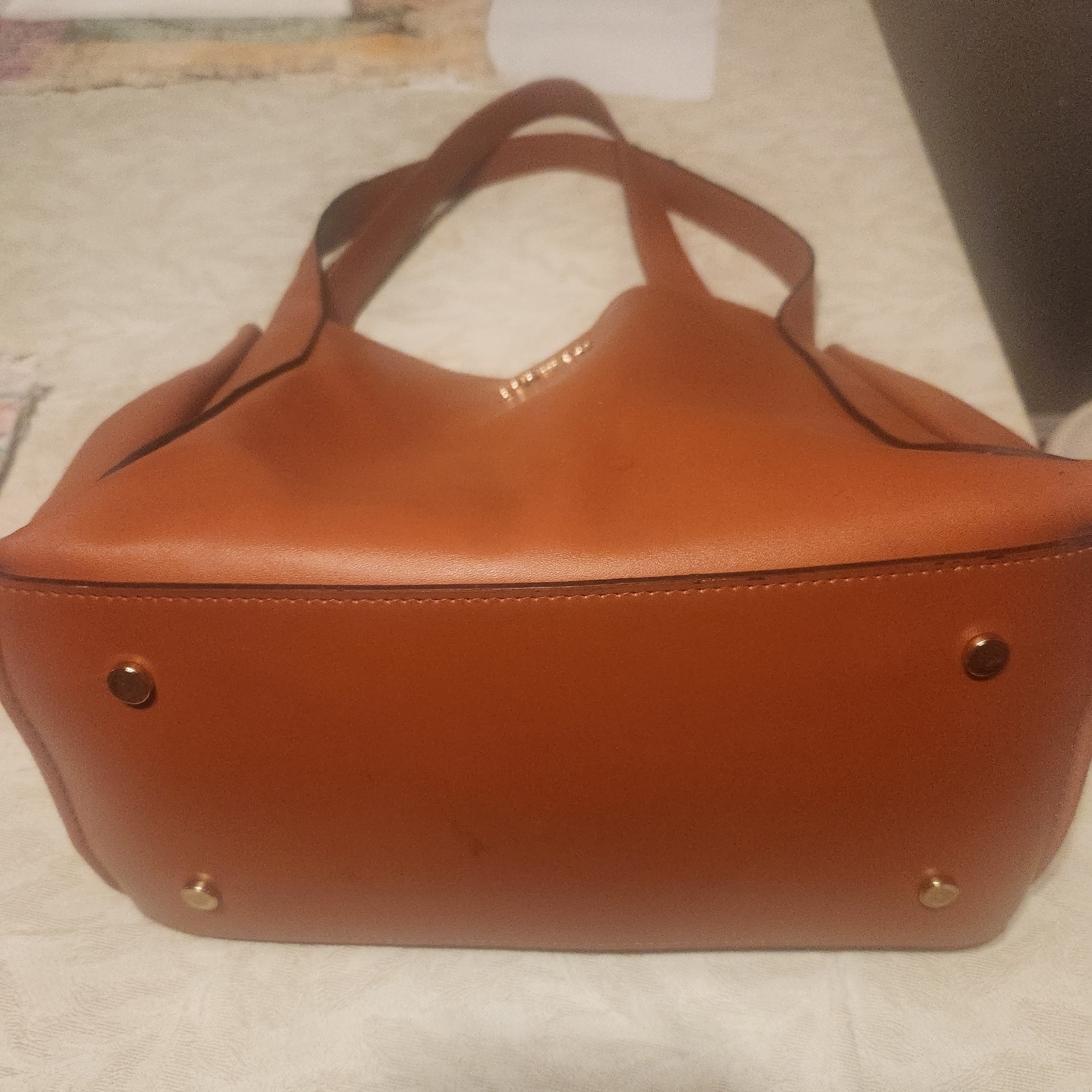 Loulu Bag In a burnt orange Color
